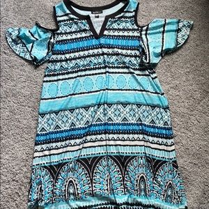 Fun Spandex Flutter Sleeve Dress!